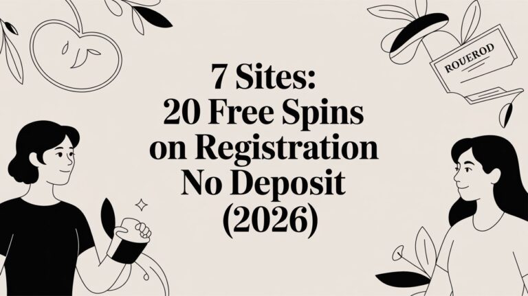 7 Sites: 20 Free Spins on Registration No Deposit (2026)