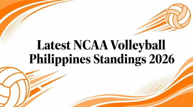 Latest NCAA Volleyball Philippines Standings 2026