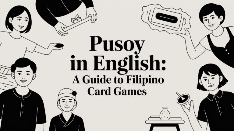 Pusoy in English: A Guide to Filipino Card Games