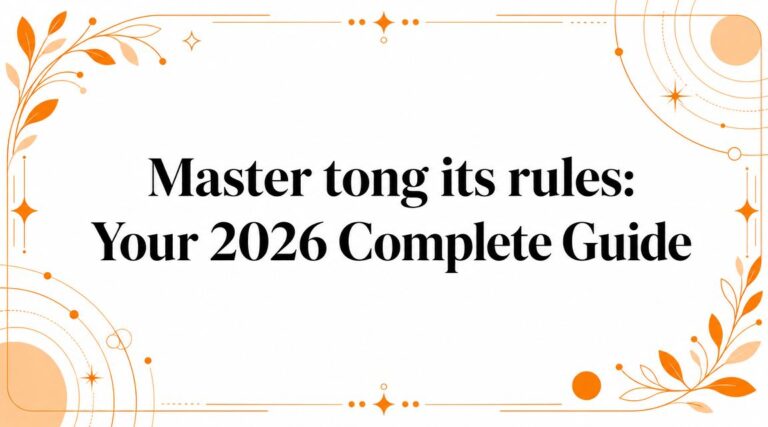 Master tong its rules: Your 2026 Complete Guide