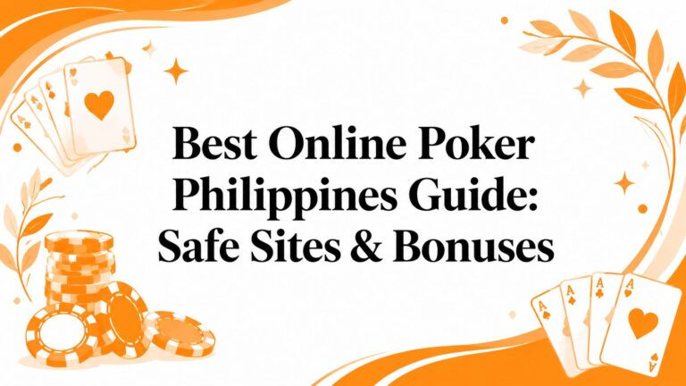 Best Online Poker Philippines Guide: Safe Sites & Bonuses