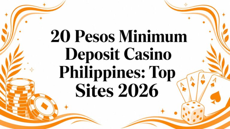 20 Pesos Minimum Deposit Casino Philippines: Top Sites 2026