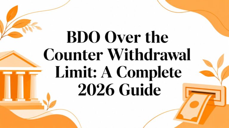 BDO Over the Counter Withdrawal Limit: A Complete 2026 Guide