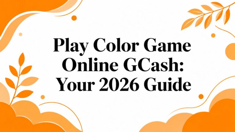 Play Color Game Online GCash: Your 2026 Guide