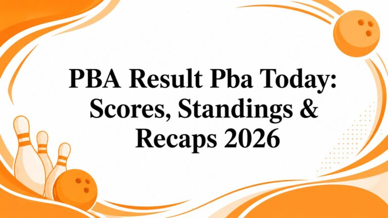 PBA Result Pba Today: Scores, Standings & Recaps 2026