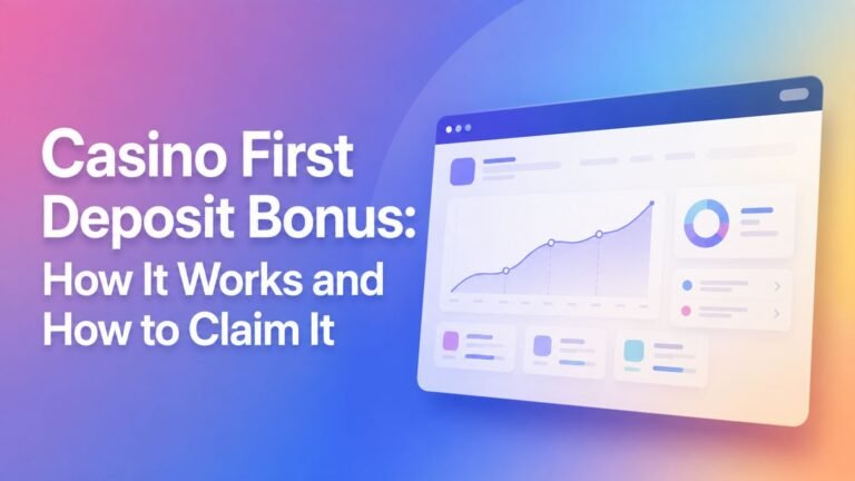 Casino First Deposit Bonus: How It Works and How to Claim It