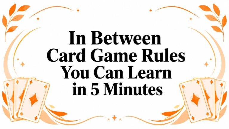 In Between Card Game Rules You Can Learn in 5 Minutes