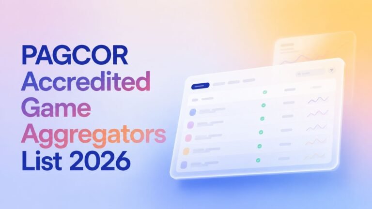PAGCOR Accredited Game Aggregators List 2026
