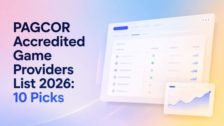 PAGCOR Accredited Game Providers List 2026: 10 Picks