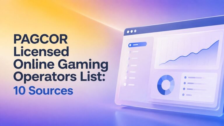 PAGCOR Licensed Online Gaming Operators List: 10 Sources