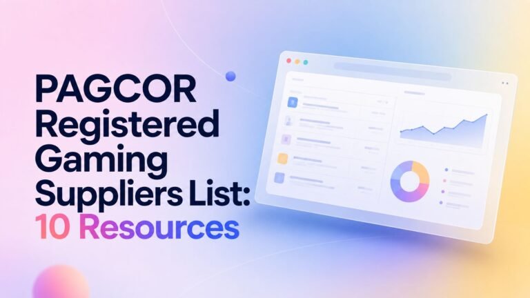 PAGCOR Registered Gaming Suppliers List: 10 Resources